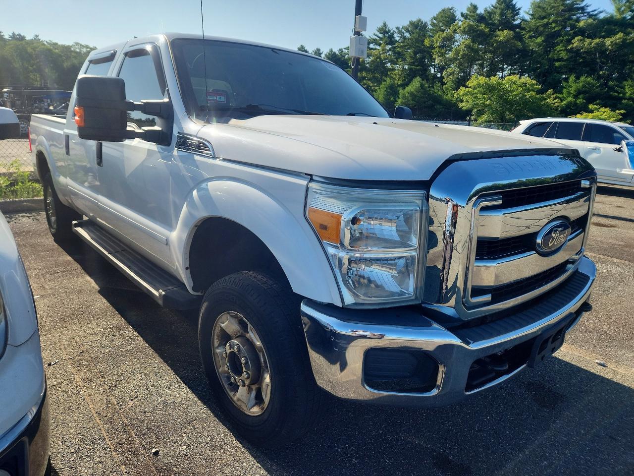 2011 Ford F250 Super Duty White vin: 1FT7W2B68BEC77088