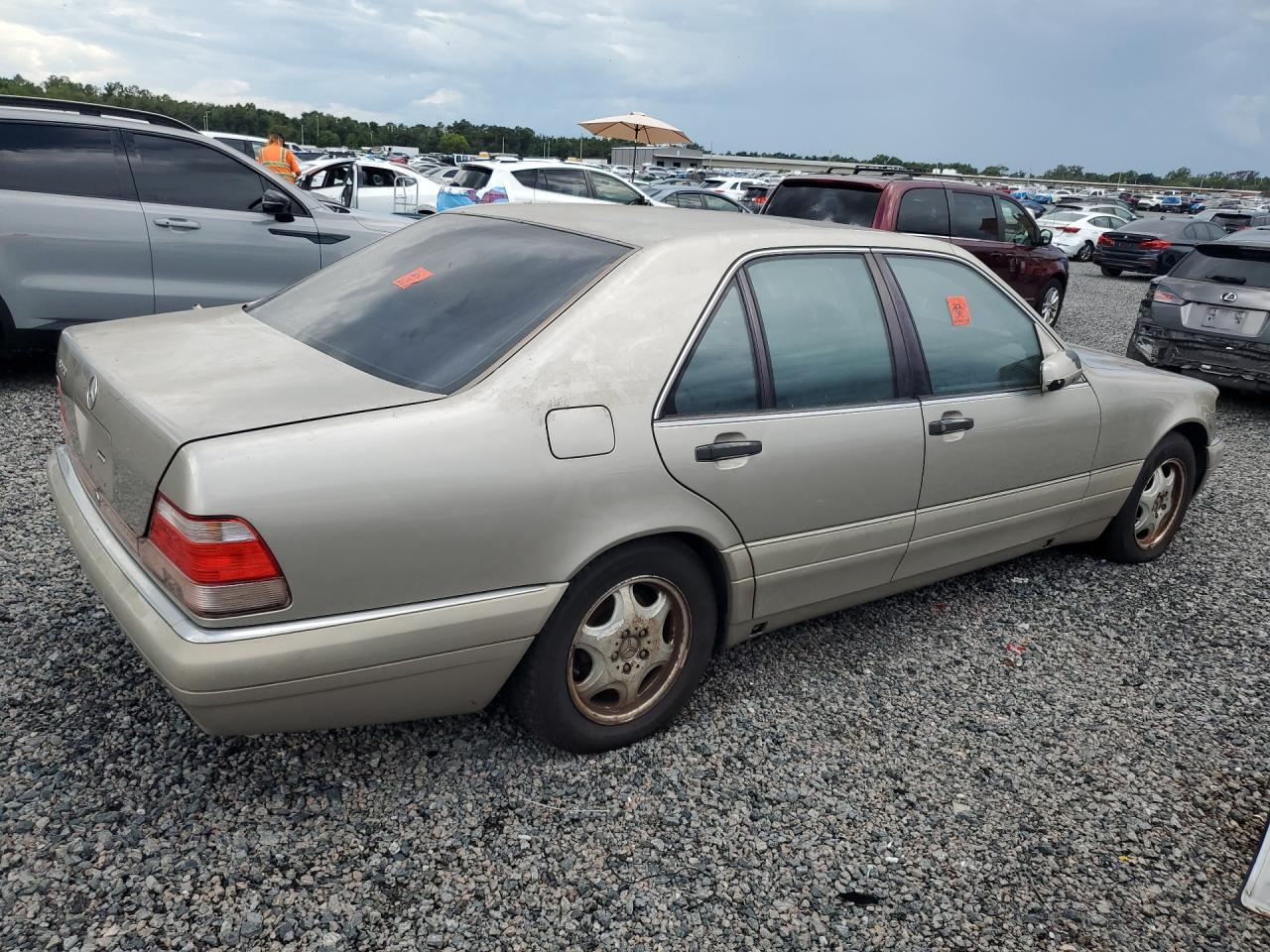1999 Mercedes-benz S 320w Cream vin: WDBGA32G2XA414682