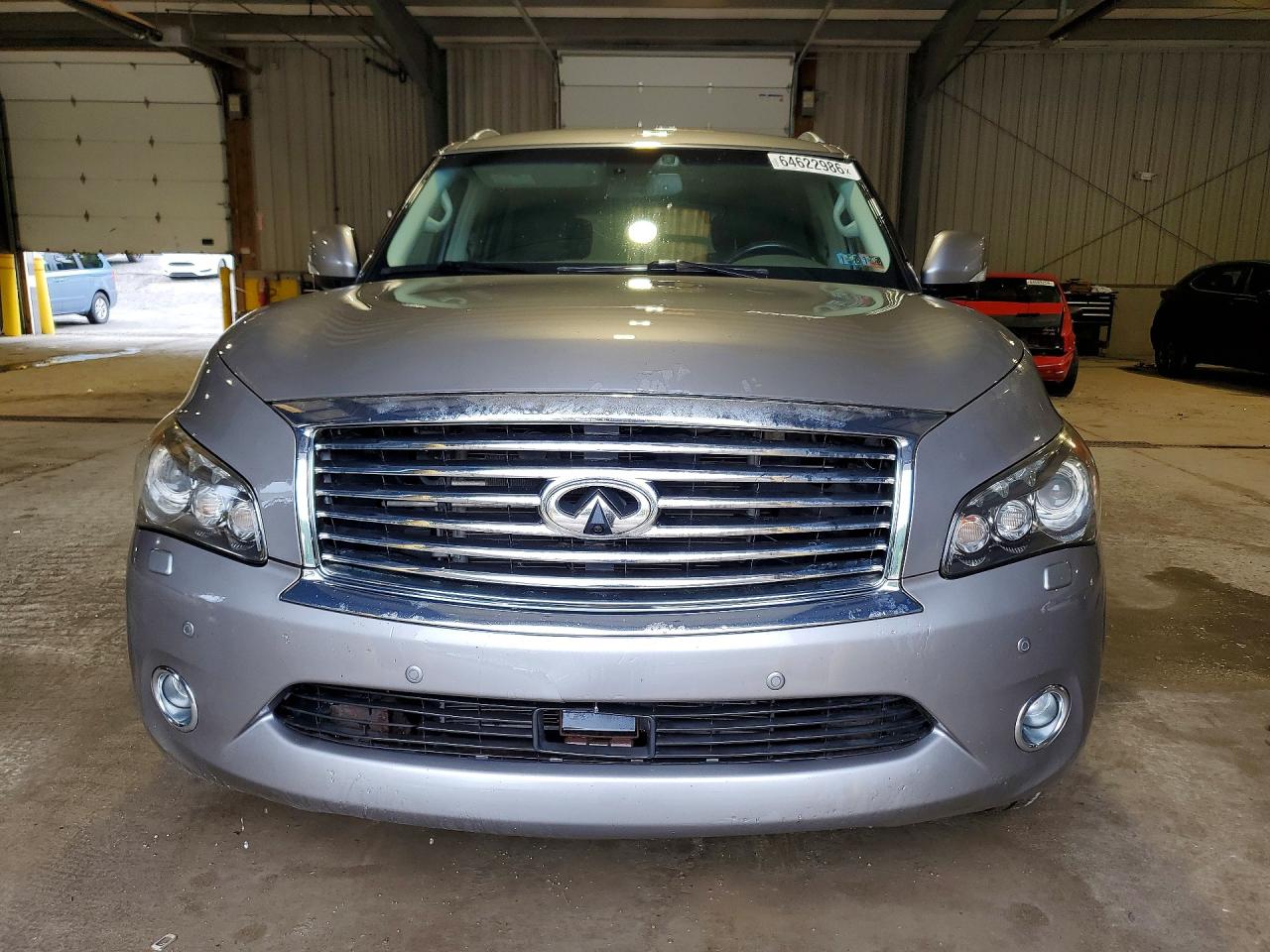2014 Infiniti Qx80 Base Серый vin: JN8AZ2NE6E9063315