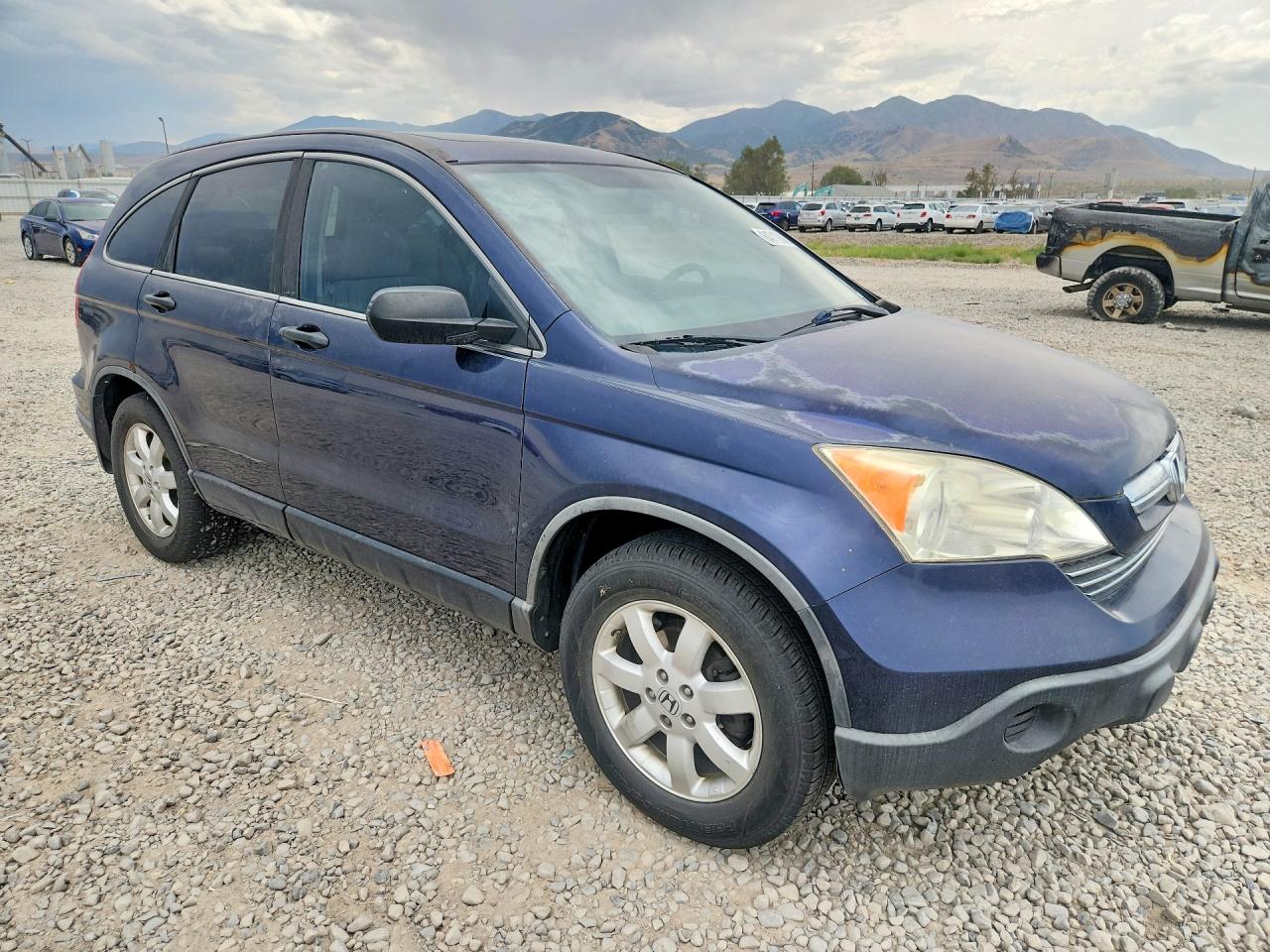 2008 Honda Cr-v Ex Синий vin: JHLRE48518C007181
