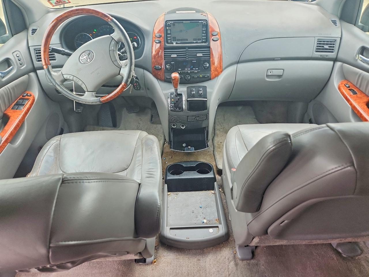 2008 Toyota Sienna Xle Limited Black vin: 5TDBK22C58S019271