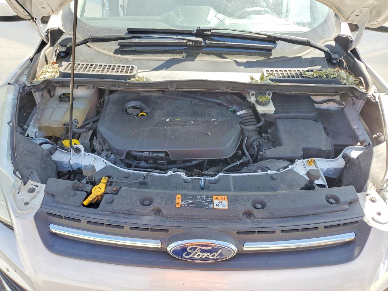 2014 Ford Escape Se White vin: 1FMCU9GX7EUE09035