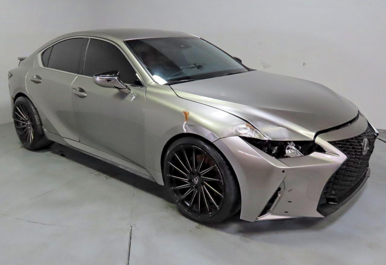2021 Lexus Is 300 Base Silver vin: JTHAA1D20M5113277