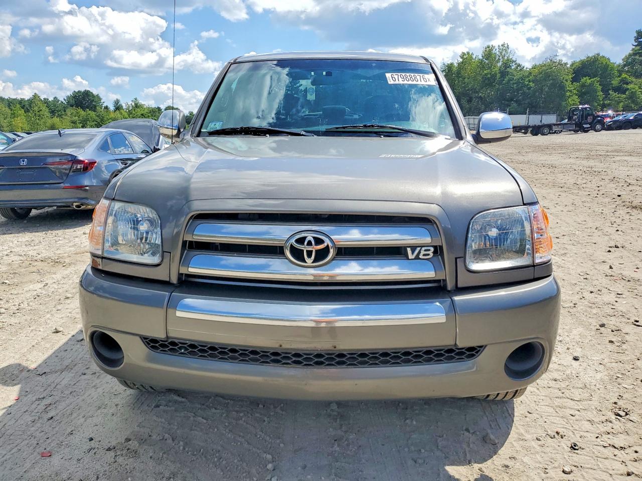 2004 Toyota Tundra Sr5 Gray vin: 5TBDT44154S444053