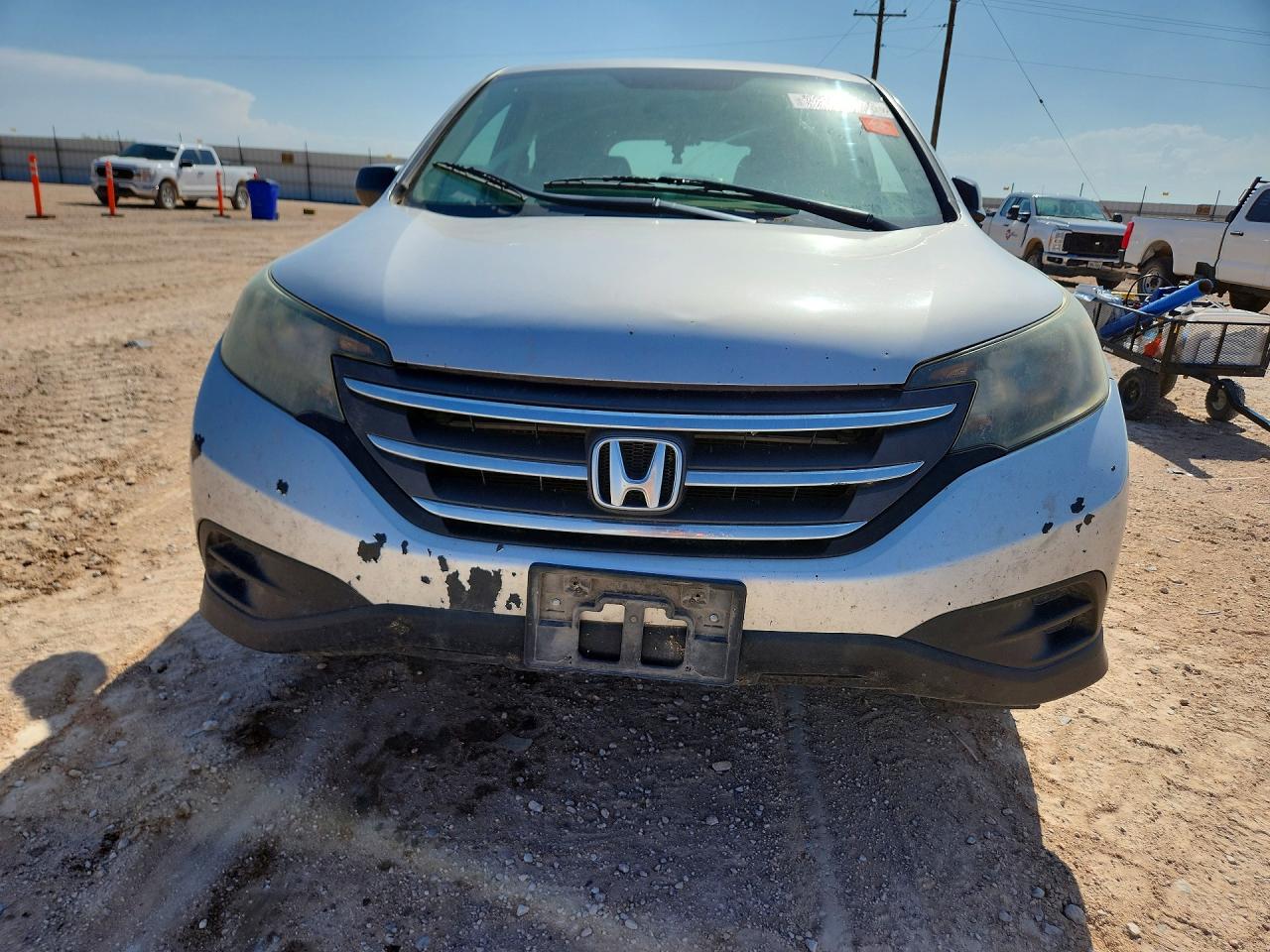 2014 Honda Cr-v Lx Silver vin: 3CZRM3H39EG710121