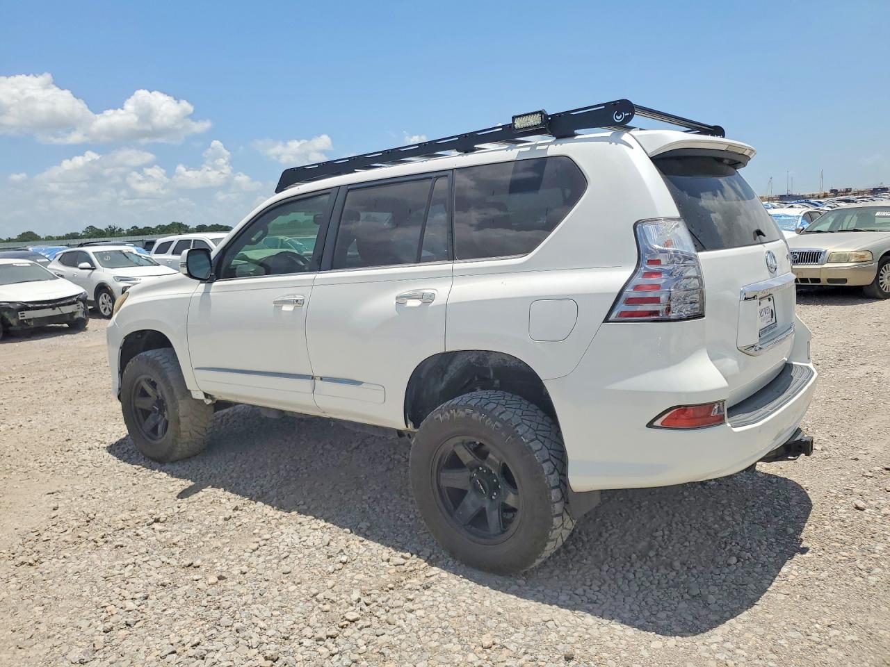 2014 Lexus Gx 460 White vin: JTJBM7FX4E5070537