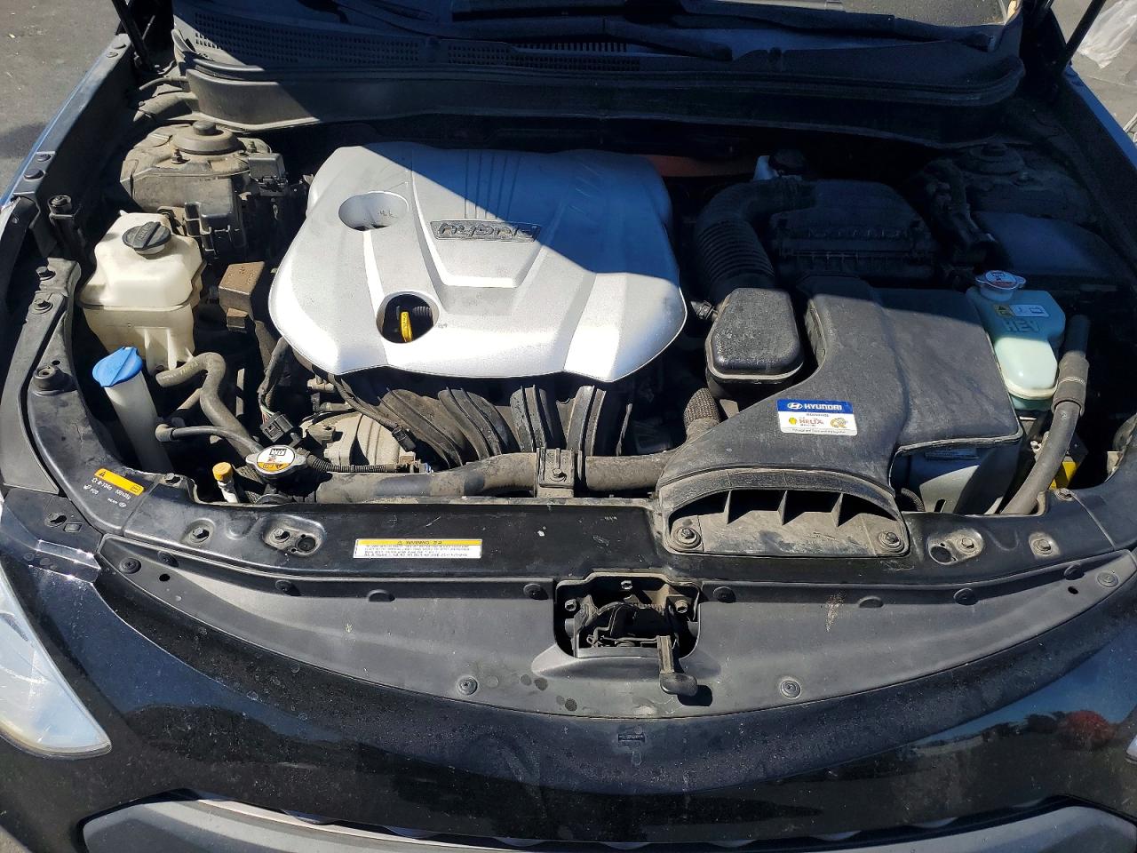 2013 Hyundai Sonata Hybrid Black vin: KMHEC4A43DA076765