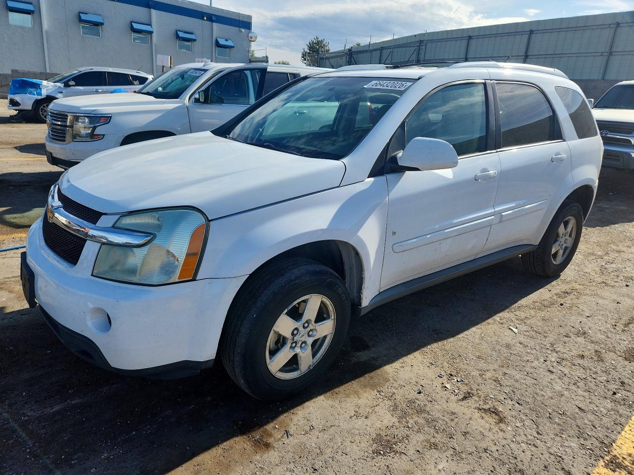 2008 Chevrolet Equinox Lt White vin: 2CNDL33F786059815