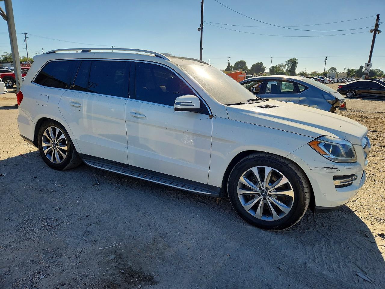 2013 Mercedes-benz Gl 450 4matic White vin: 4JGDF7CE0DA173335