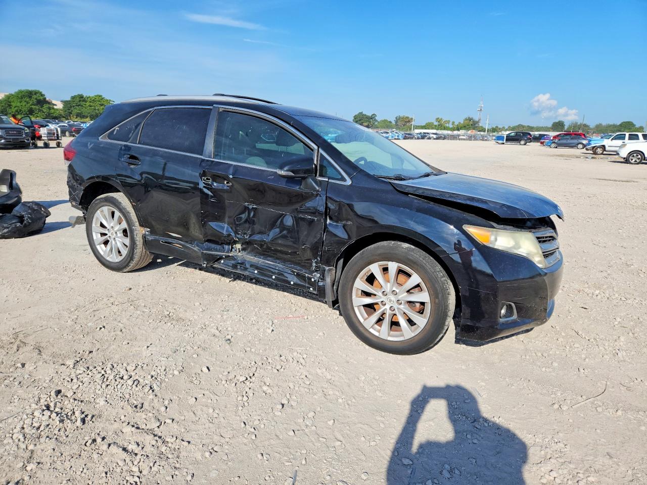 2013 Toyota Venza Le Black vin: 4T3BA3BB7DU035433