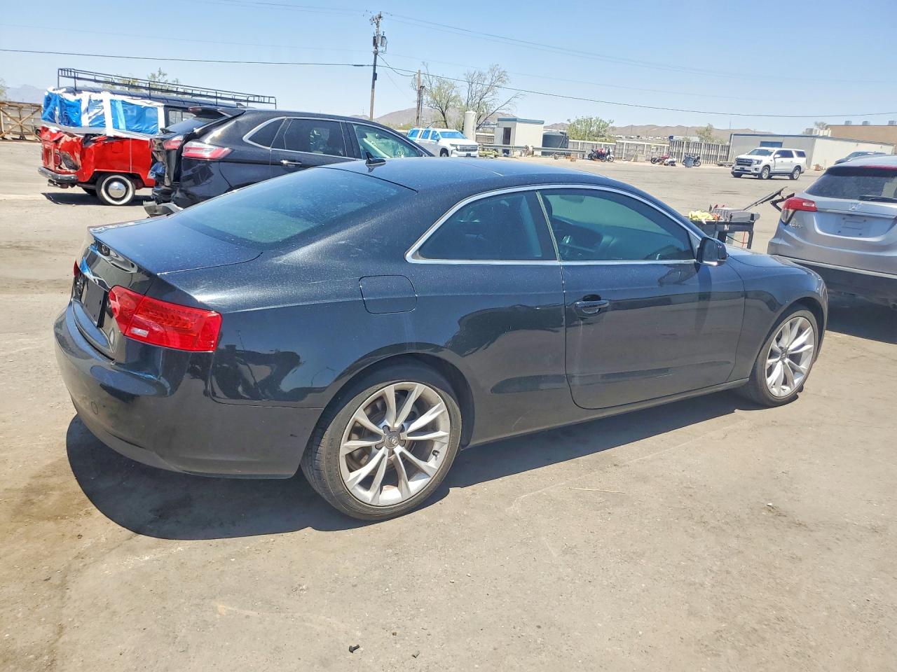 2014 Audi A5 Premium Black vin: WAUCFAFR1EA070547
