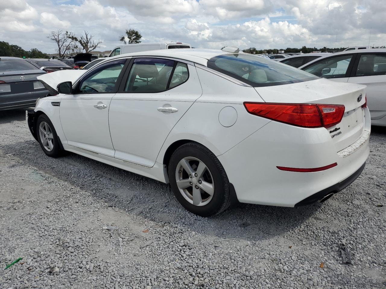 2014 Kia Optima Lx Белый vin: 5XXGM4A76EG323819