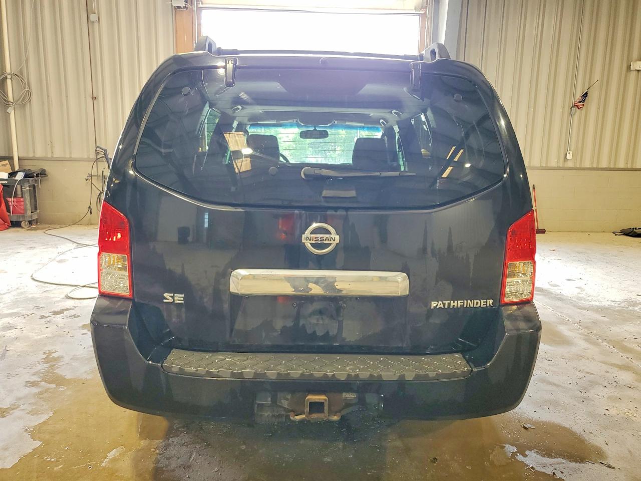 2006 Nissan Pathfinder S Black vin: 5N1AR18W56C619625