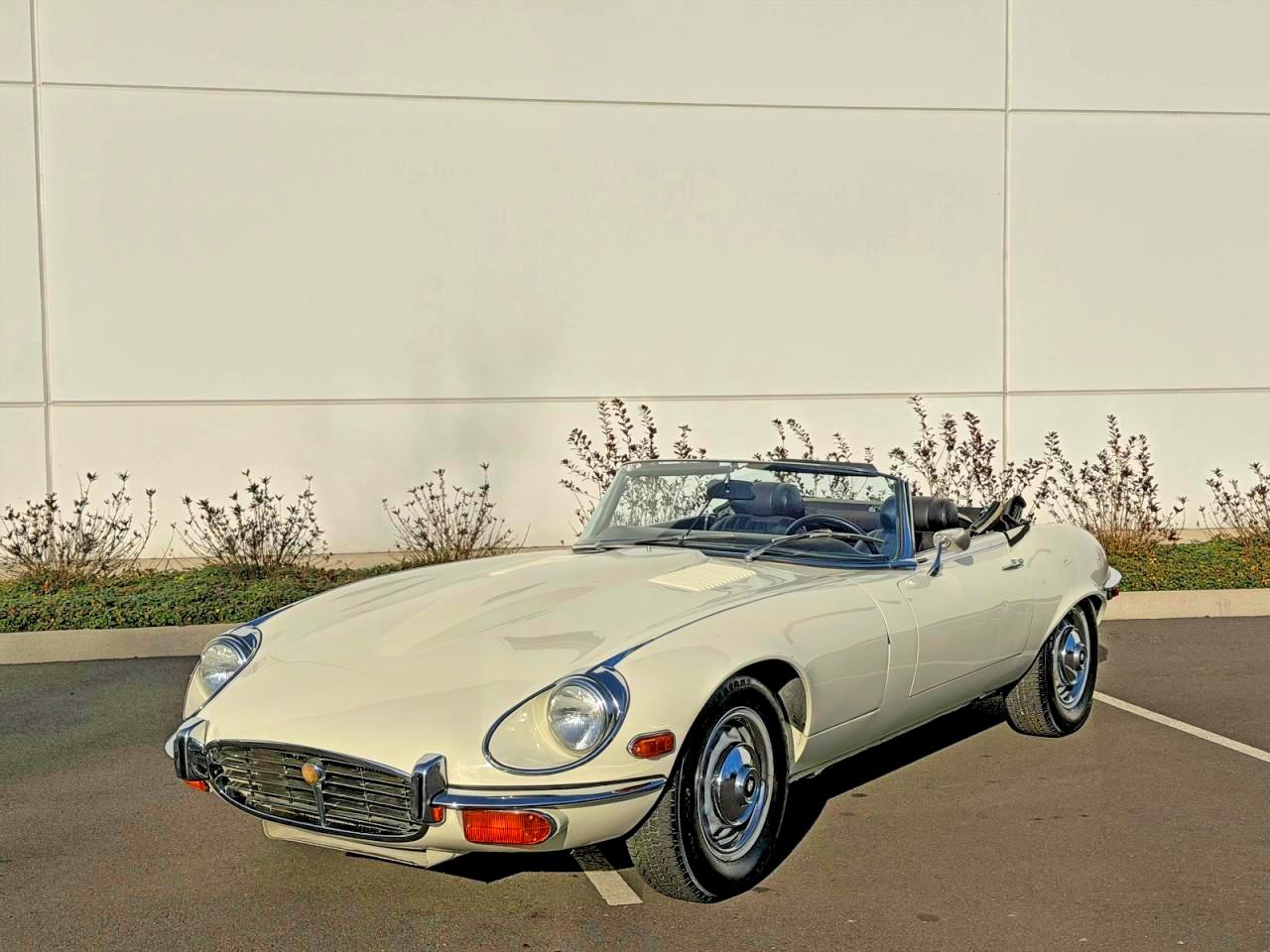 1971 Jaguar E - Type V12 Белый vin: 1S71298BW