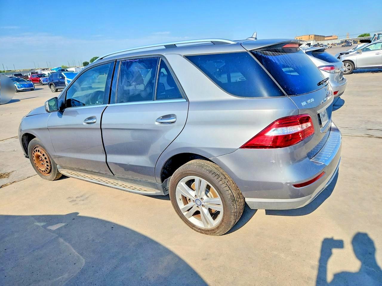 2014 Mercedes-benz Ml 350 Silver vin: 4JGDA5JB2EA271201