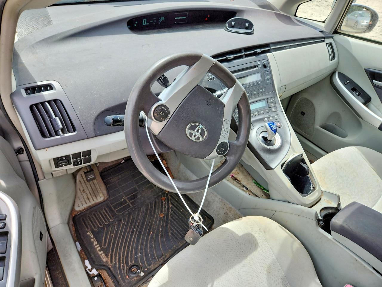 2010 Toyota Prius Iii Серебряный vin: JTDKN3DU5A0138630