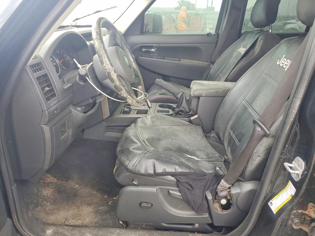 2012 Jeep Liberty Sport Черный vin: 1C4PJMAK2CW200334