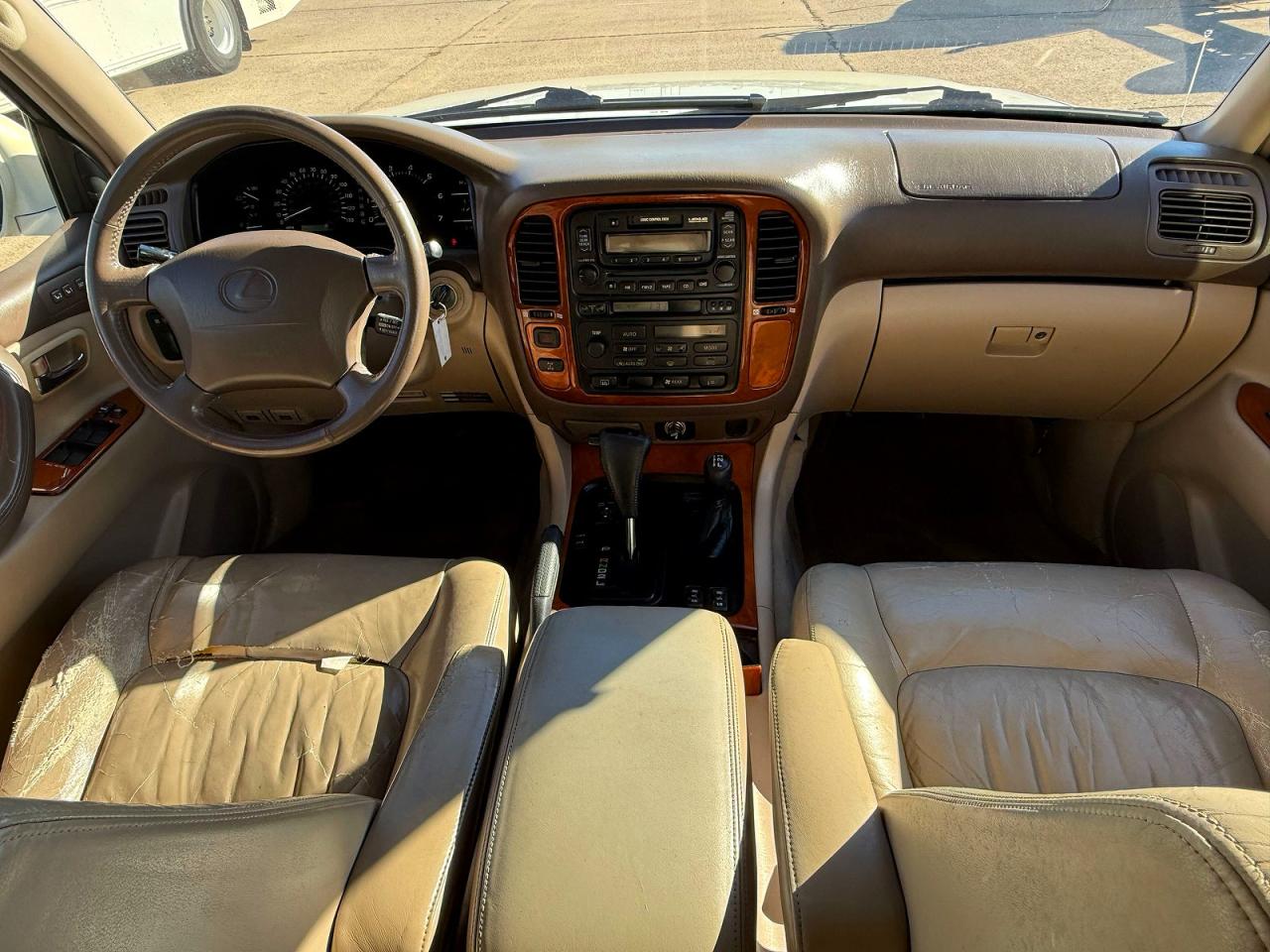 1998 Lexus Lx 470 White vin: JT6HT00W9W0023792