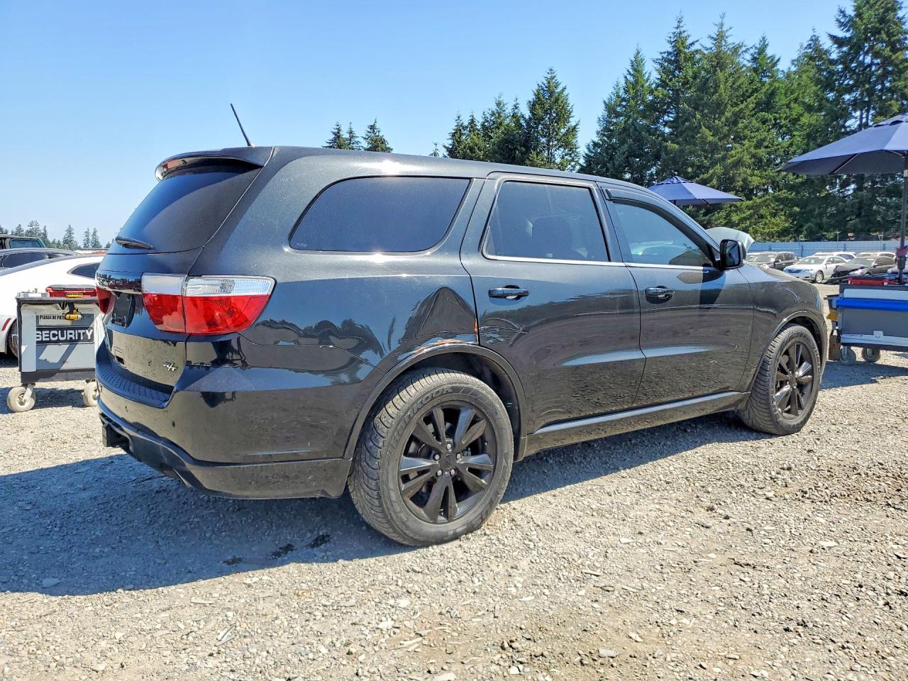 2013 Dodge Durango R/t Black vin: 1C4SDJCT3DC663737