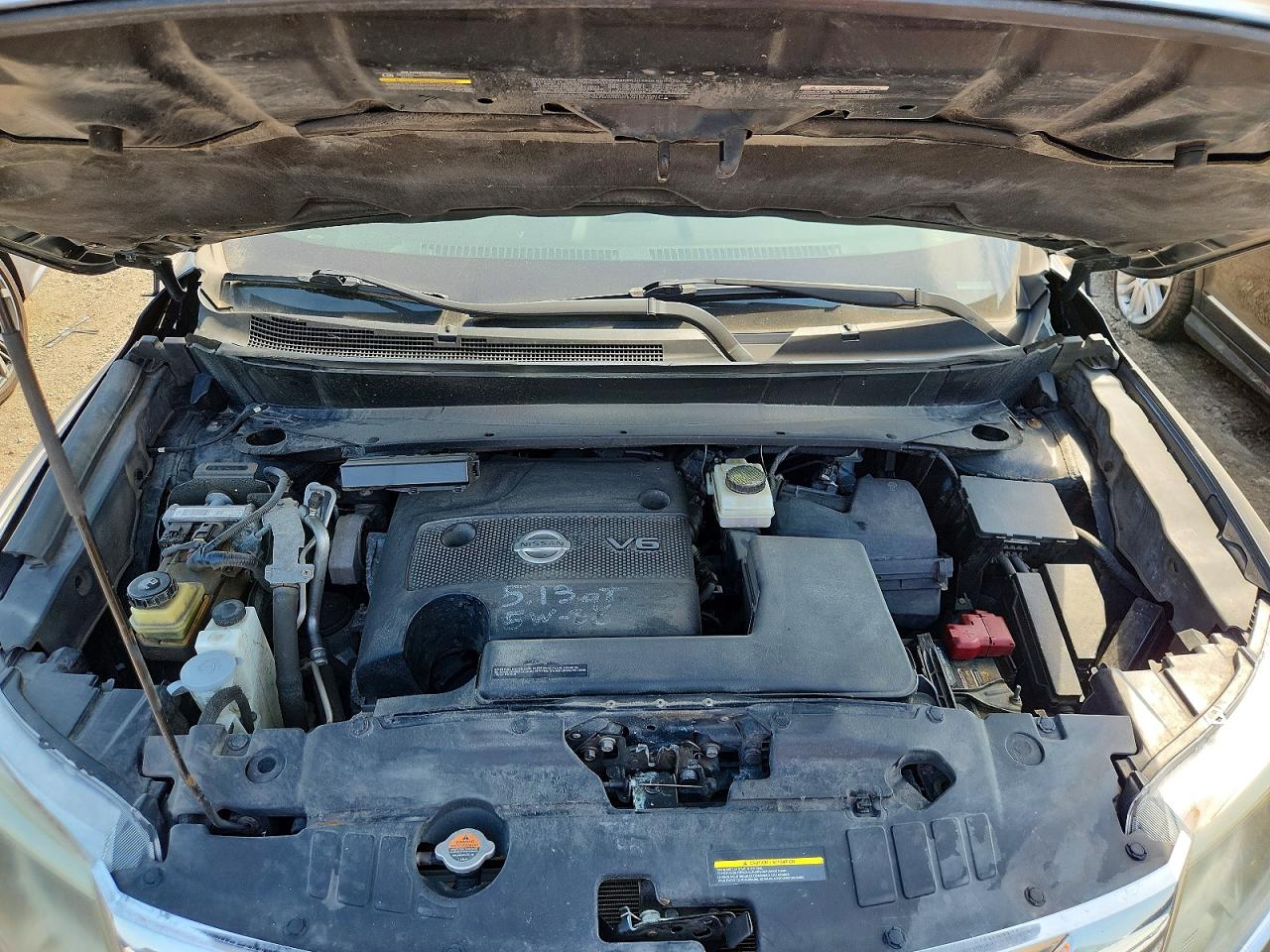 2014 Nissan Pathfinder Sv Gray vin: 5N1AR2MM7EC709481