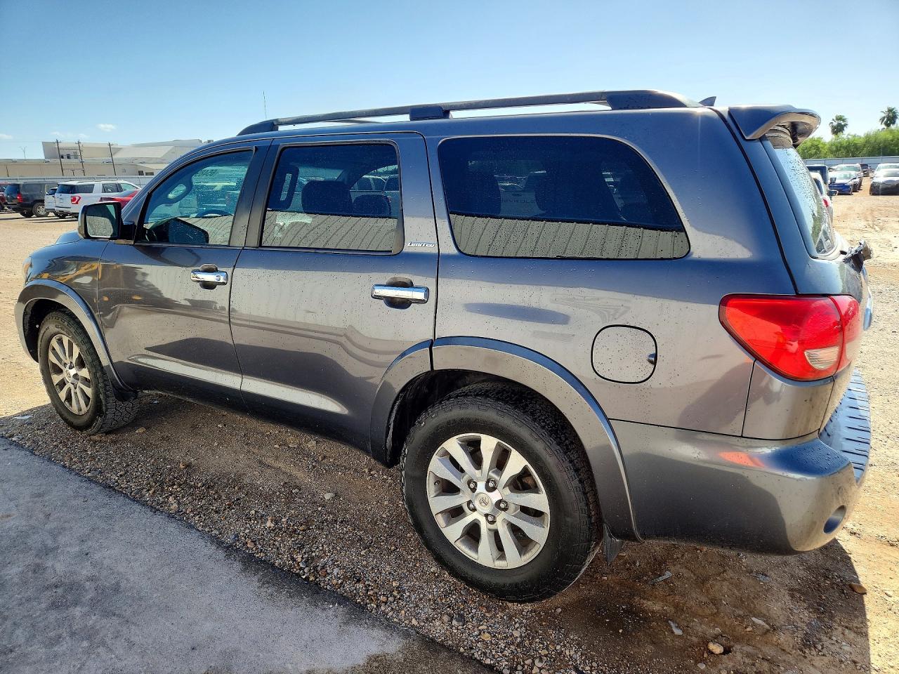 2013 Toyota Sequoia Limited Серый vin: 5TDKY5G11DS050163