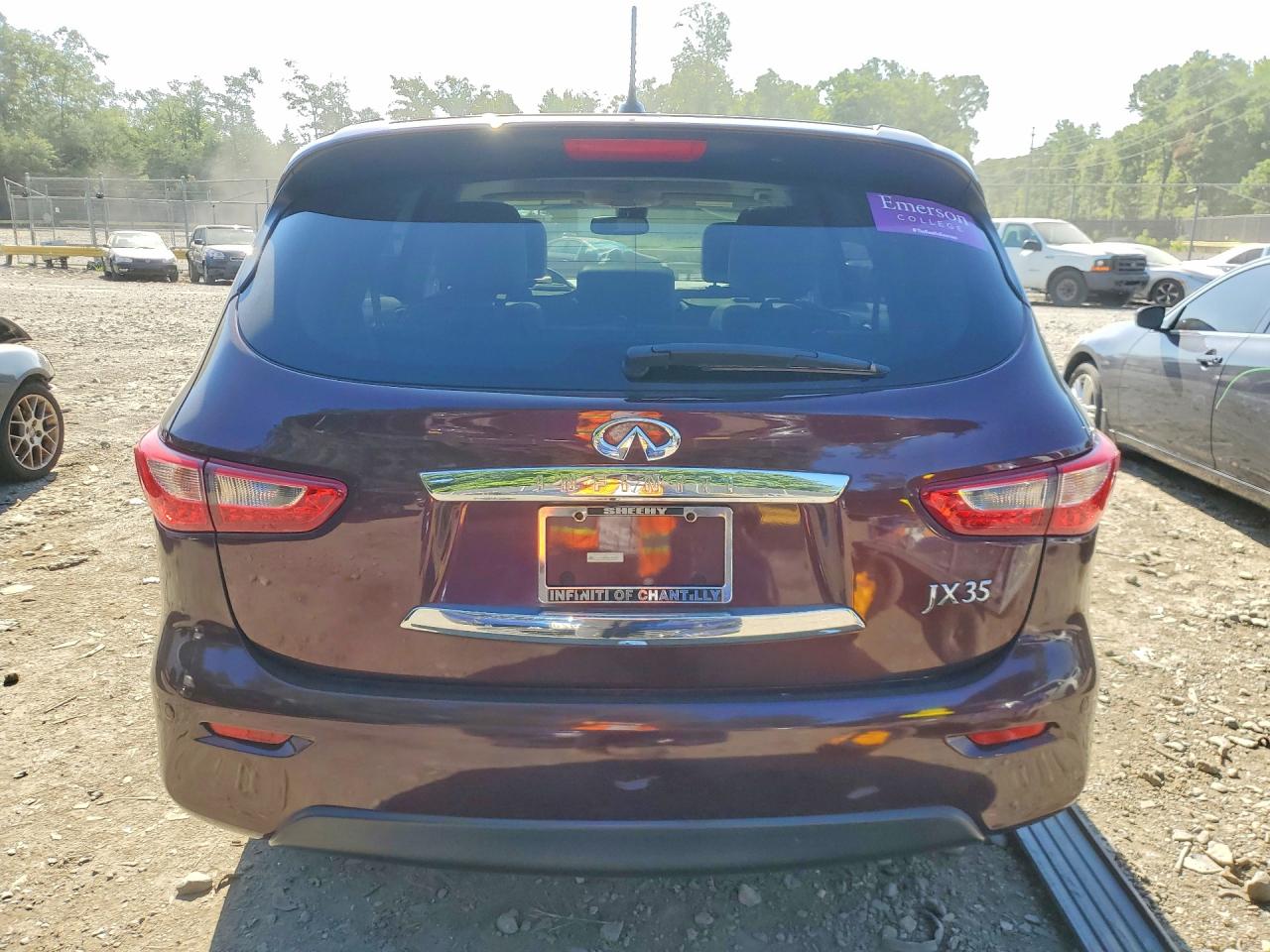 2013 Infiniti Jx35 Base Maroon vin: 5N1AL0MM3DC309860
