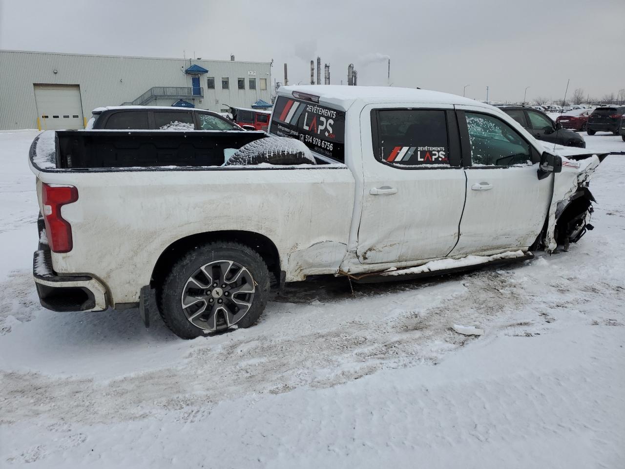 2022 Chevrolet Silverado Ltd K1500 White vin: 3GCUYEET2NG205767