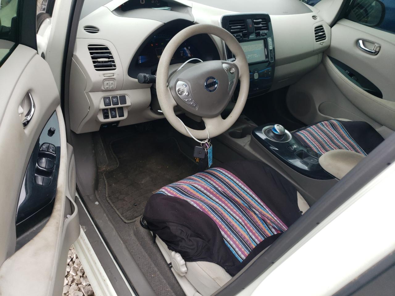 2011 Nissan Leaf Sv Белый vin: JN1AZ0CP0BT005898