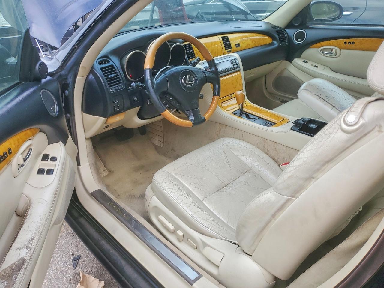 2003 Lexus Sc 430 Black vin: JTHFN48YX30039047