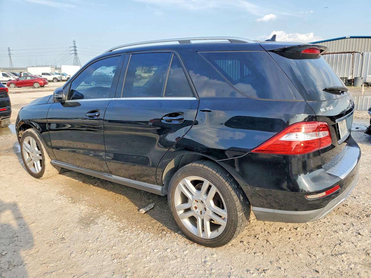 2015 Mercedes-benz Ml 350 Black vin: 4JGDA5JB3FA481193
