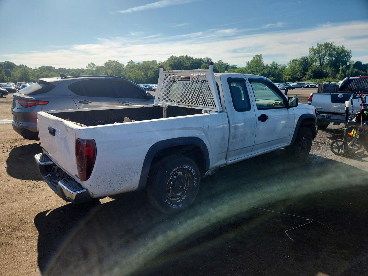 2007 Chevrolet Colorado White vin: 1GCDT19E678144015
