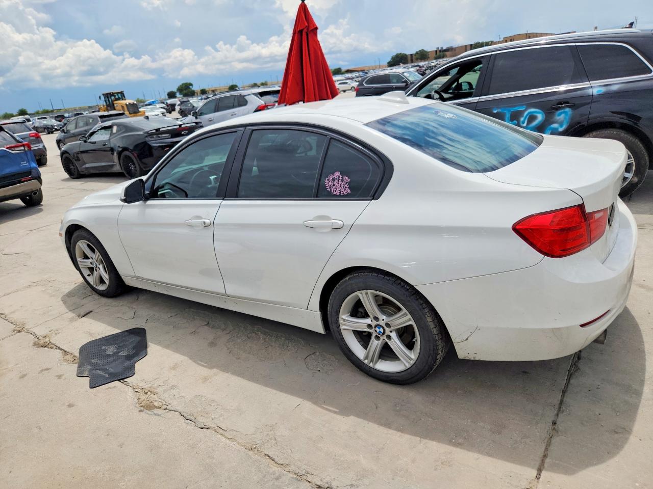 2015 Bmw 320 I White vin: WBA3B1C56FK135840