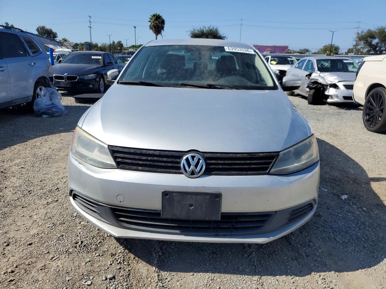 2014 Volkswagen Jetta Se Silver vin: 3VWD17AJ5EM402886