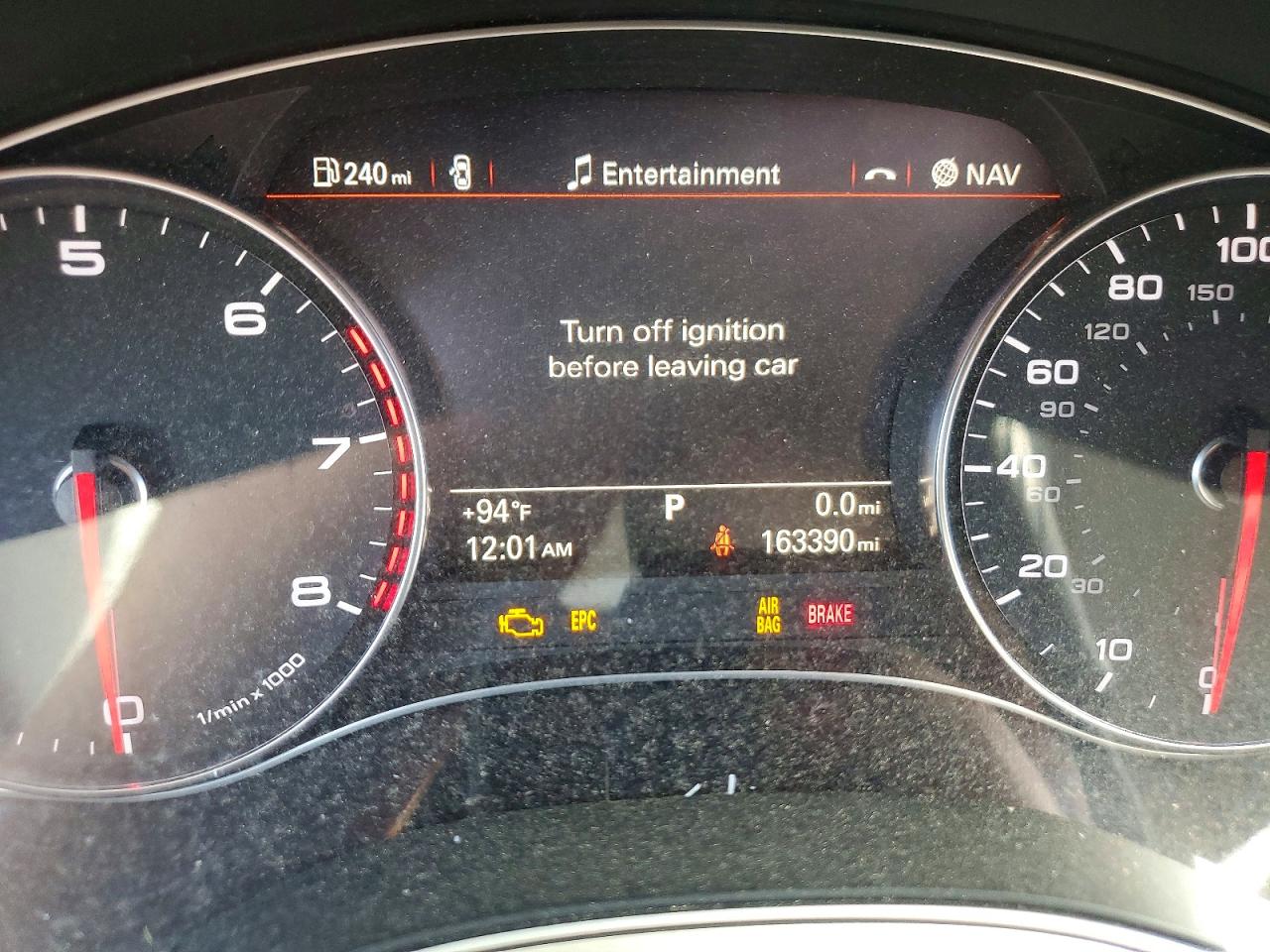 2013 Audi A7 Prestige Black vin: WAU2GAFC1DN061228
