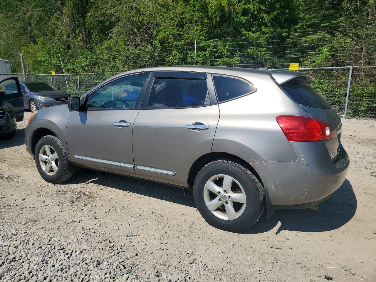 2012 Nissan Rogue S Gray vin: JN8AS5MV0CW378553