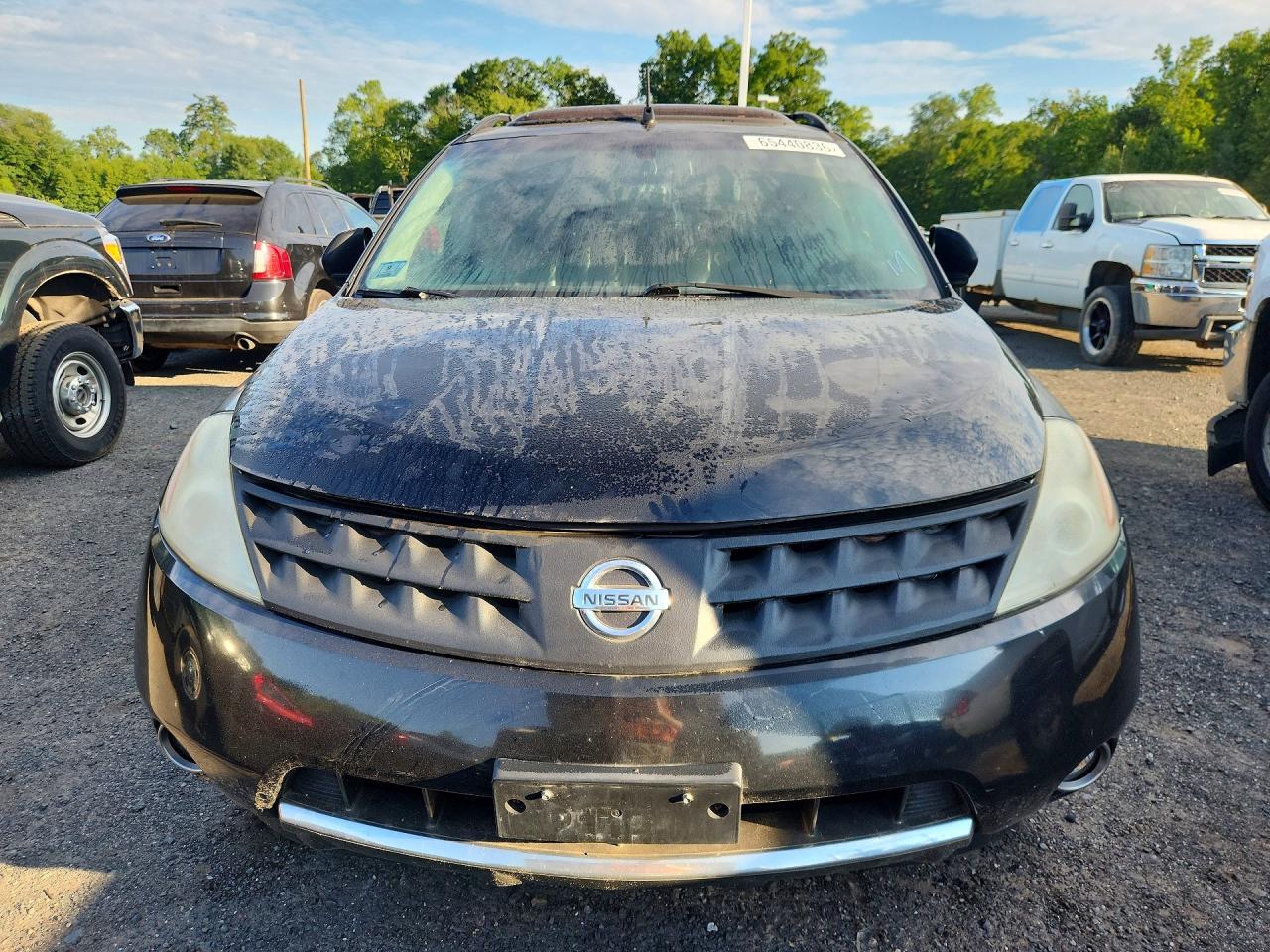 2006 Nissan Murano S Black vin: JN8AZ08W06W528506
