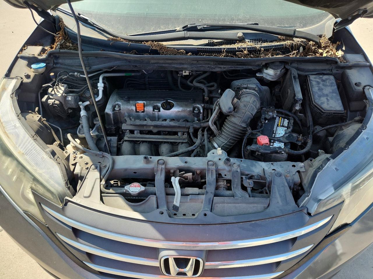 2013 Honda Cr-v Lx Gray vin: 2HKRM4H38DH665271