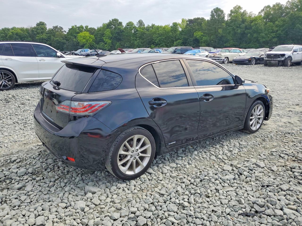 2013 Lexus Ct 200 Black vin: JTHKD5BH4D2163837