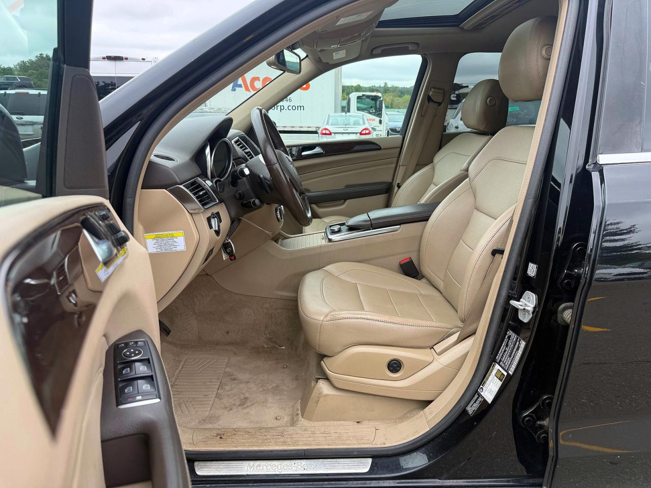 2014 Mercedes-benz Ml 350 4matic Black vin: 4JGDA5HB4EA328584