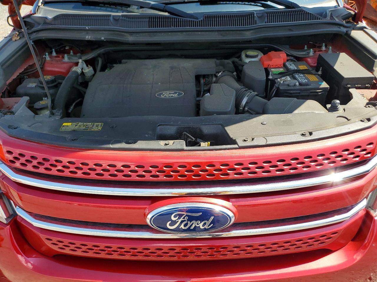 2012 Ford Explorer Limited Red vin: 1FMHK8F81CGA42838