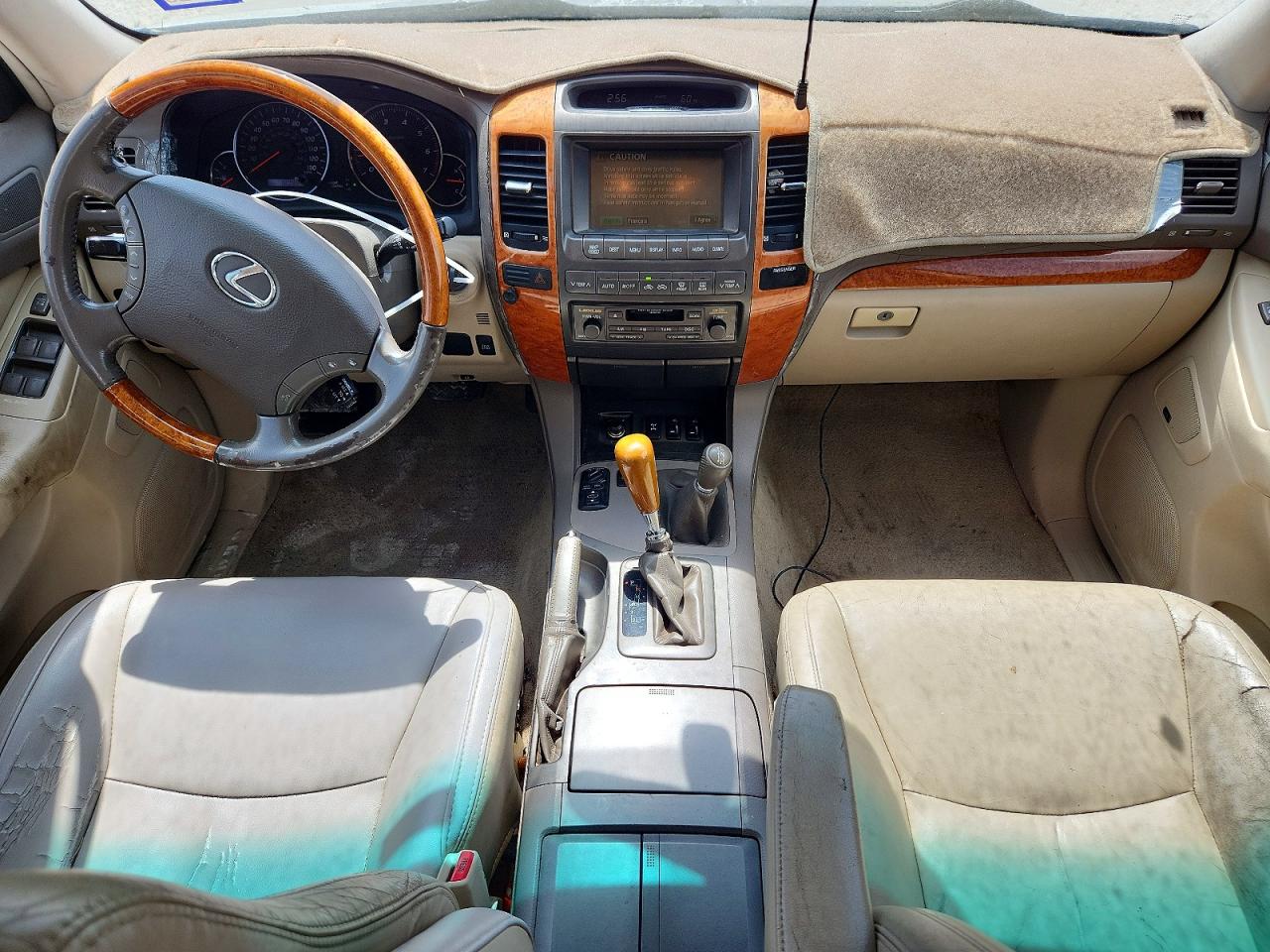 2006 Lexus Gx 470 White vin: JTJBT20X260122891