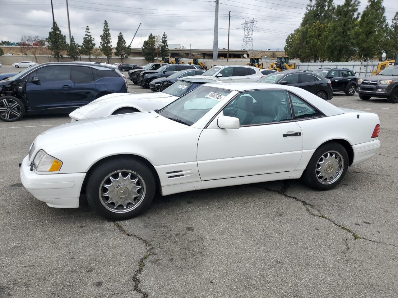 1997 Mercedes-benz Sl 320 White vin: WDBFA63F5VF143197
