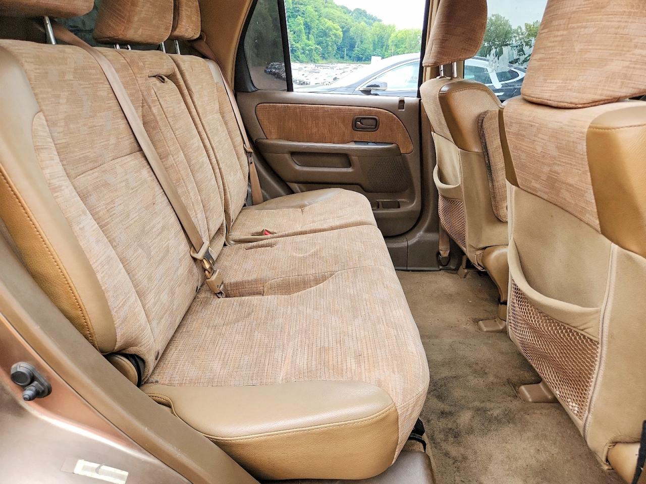 2002 Honda Cr-v Lx Tan vin: JHLRD78492C016908