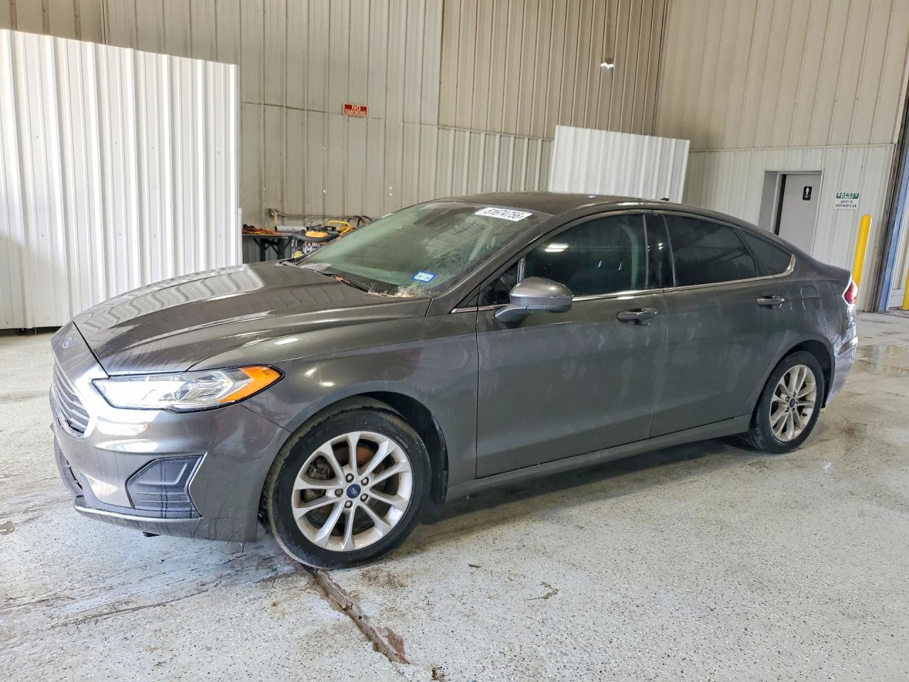 2020 Ford Fusion Se Gray vin: 3FA6P0HD4LR168456