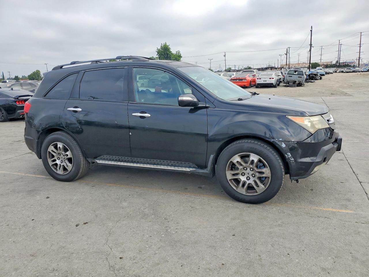 2007 Acura Mdx Technology Black vin: 2HNYD283X7H508459