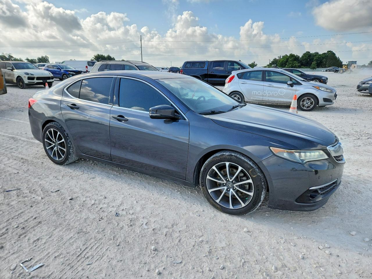 2015 Acura Tlx Advance Угольный vin: 19UUB2F71FA018975