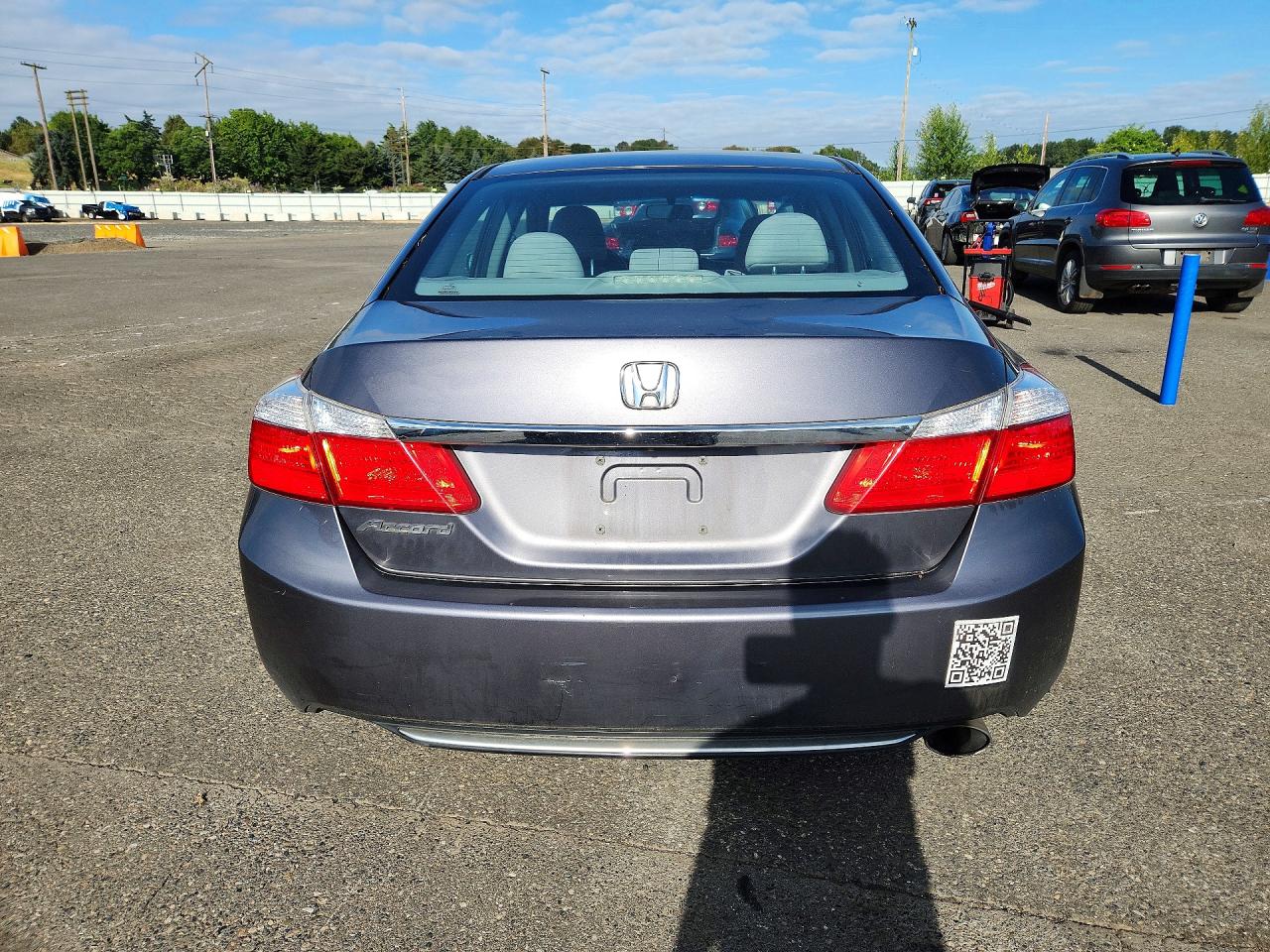 2013 Honda Accord Ex Серый vin: 1HGCR2F73DA142153