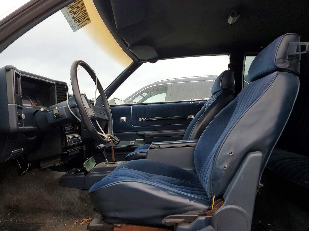 1987 Chevrolet Monte Carlo Белый vin: 1G1GZ11HXHR111461