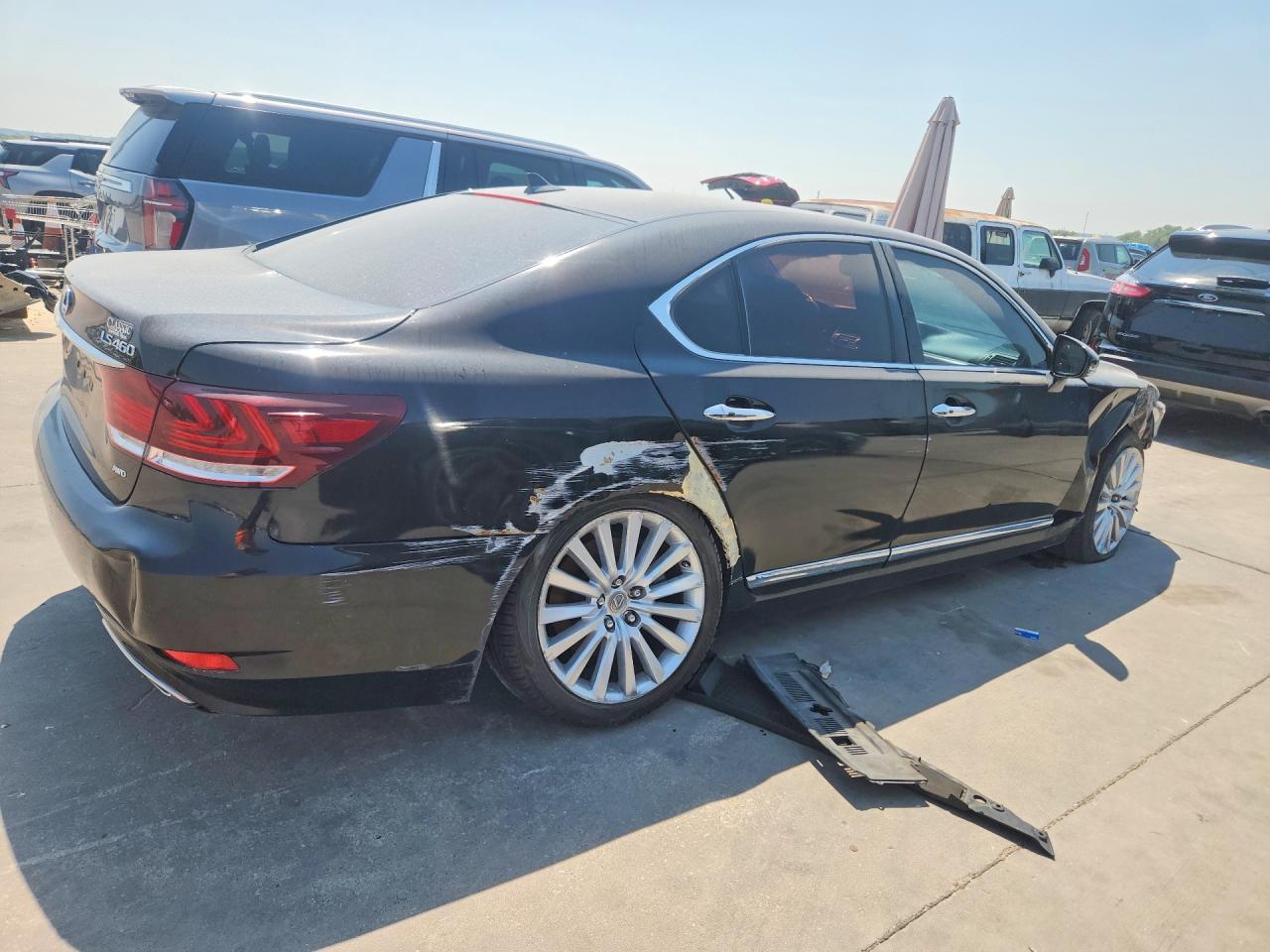 2013 Lexus Ls 460 Base Black vin: JTHCL5EF6D5018511