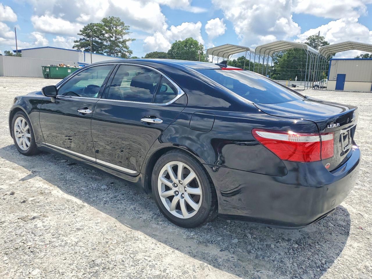 2007 Lexus Ls 460 Black vin: JTHBL46F975018317
